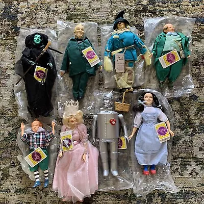 Vintage Wizard Of Oz Set Of 8 Dolls Presents Hamilton Gifts MGM Turner 1980's • $79.99