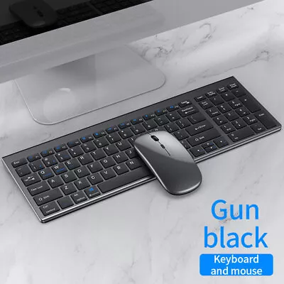 Wireless Bluetooth Keyboard Kits 3 Mode For IMac IPad Android Tablet PC Laptop • £23.99