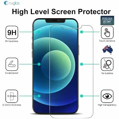 $9.99 • Buy Tempered Glass Hard Screen Protector IPhone X/XS/XSMAX For Apple With Applicator