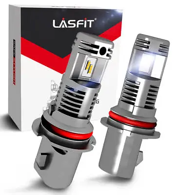 LASFIT 9007 HB5 LED Headlight High Low Beam Bulbs Conversion Kit  6000K White 2X • $36.99
