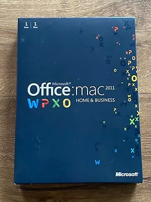 Microsoft Office Mac 2011 Home Business 1 User With Disc And Key • $75