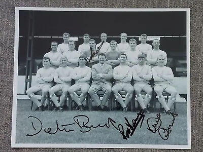 Coventry City Fc 1965 Team Photo Signed By 4  10x8 Inch Black & White Photo • £24.99