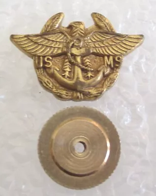 Vintage WWII Era USMS United States Maritime Service Lapel Pin - Merchant Marine • $19.99