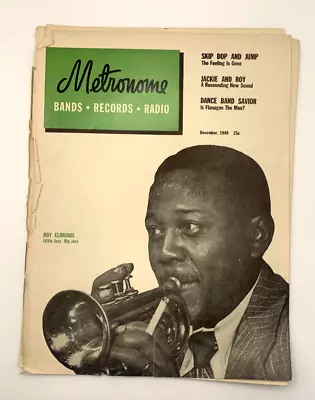 Metronome Jazz Magazine Roy Eldridge 1949 (Fair) • $4.41