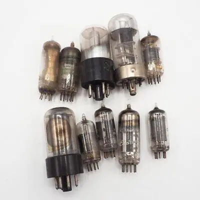 Lot Of 10 Radio Guitar Vacuum Tubes Steampunk Random Various Size • $8.99