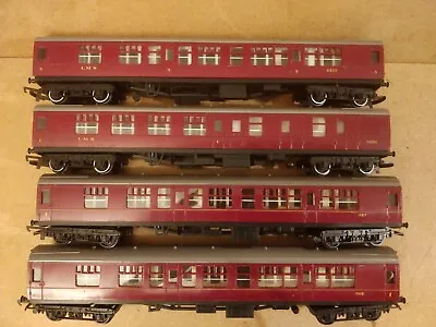 £24.99 • Buy 4 Mk1 Coaches For Hornby OO Gauge Train Sets.