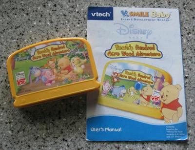 $1.99 • Buy Pooh's Hundred Acre Wood Adventure (Vtech V.Smile Baby) Tested! Cart & Manual!