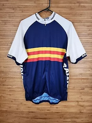 Verge Sport Multicolor Half Zip Cycling Jersey Mens Size 2XL EUC • $9.99