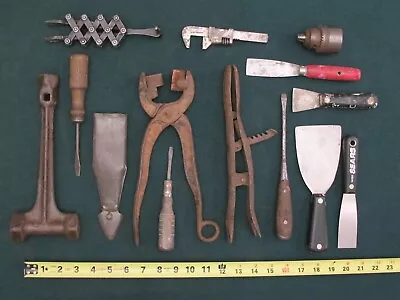 Lots Of Grandpa's Assortment Wrench/Pliers/Screwdriver Old/Vtg Rare Antique Tool • $0.01