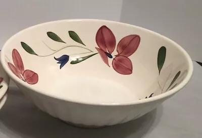 Maxam Large Bowl 12  X 4.5 Tall Hand Painted Made In Italy Floral Design. • $22