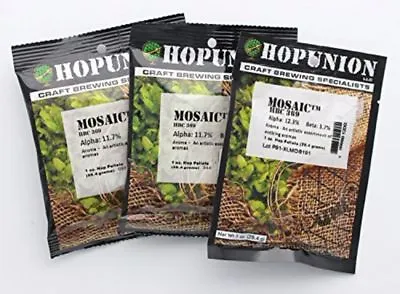 Mosaic Hop Pellets 3 Oz For Home Brew Beer Making • $12.65