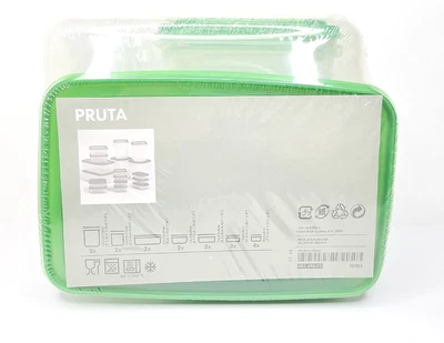 $29.99 • Buy IKEA PRUTA 17 Piece Storage Container Set Food Storage Container Vacuum Seal
