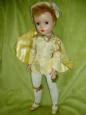 Handsome 1950 Hard Plastic Tagged Mme. Alexander 14  PRINCE CHARMING Doll XLNT • $795