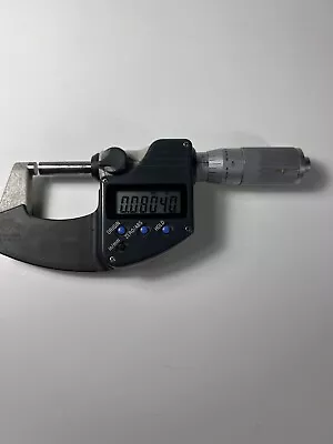 Mitutoyo 293-344 Digimatic Micrometer 0-1 /0-25mm Range .00005 /0.001mm • $69