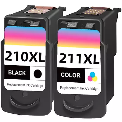 PG-210XL CL-211XL  Ink Cartridge Replacement For Canon PIXMA MP240 250 270 260 • $16.99