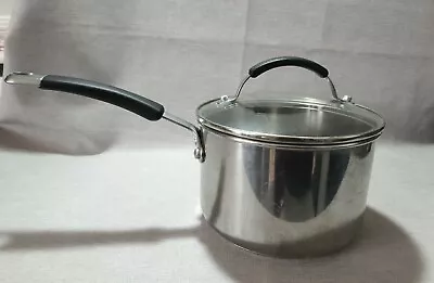 Meyer Stainless Steel Saucepan 1.9L With Lid D: Approx 6.5  IMPACT BONDED • £18