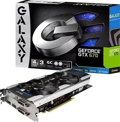 Look Galaxy Gtx 670 2 Gb  Box Only No Graphics Card Box Only • $10