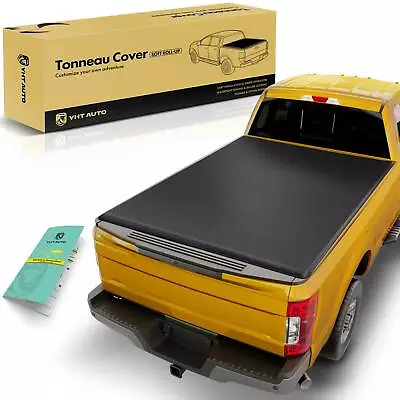 6.75FT Roll-Up Tonneau Cover W/Auto Locking For Ford F-250 F350 Super Duty 17-23 • $154.99