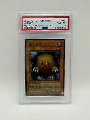 2002 Yu-Gi-Oh 1st Edition Kuriboh Metal Raiders MRD-071 - Graded PSA 8 • $21.52