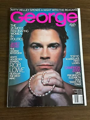 George Magazine (JFK) - September 1999 - Rob Lowe West Wing - Newsstand Version • $24.99