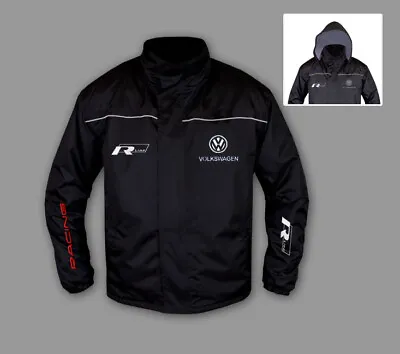 New Mens Volkswagen R-Line Windbreaker Jacket With High Quality Embroidered Logo • $65.86