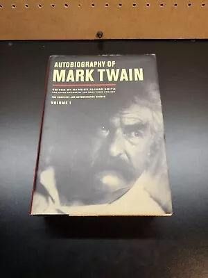 Autobiography Of Mark Twain Volume 1 Hardcover DJ By Harriet Elinor Smith • $10