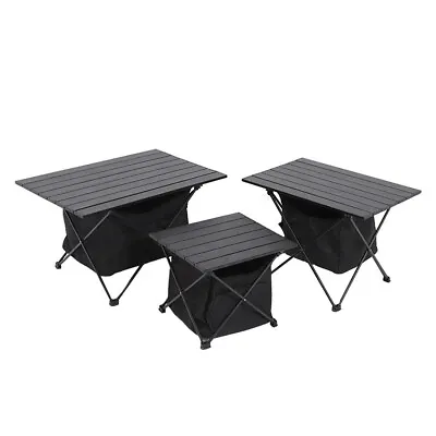 Folding Camping Table Outdoor Portable Camp Table With Storage Bag Coffee Table • £23.95