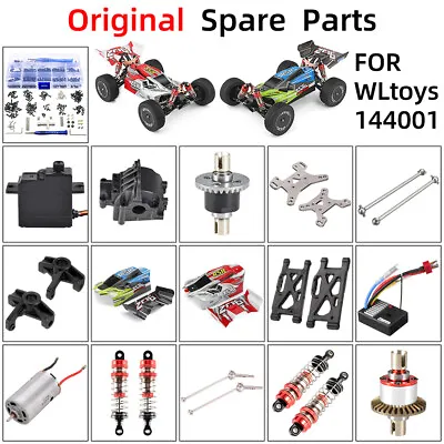 $8.89 • Buy WLtoys 144001 1/14 RC Car Servo Receiver Motor/Swing Arm Body Shell Spare Parts