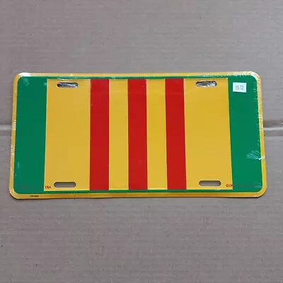 Vietnam War Veteran License Plate (metal Sealed In Plastic) • $9.50