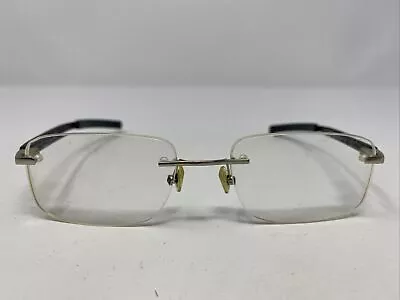 Marchon Airlock CENTRAL PARK 039 54-19-140 Silver Rimless Eyeglasses Frame XW68 • $48