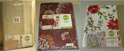 Food Network Tablecloth - Poinsettia Jacobean Bloom Or Shimmer NEW • $12.45