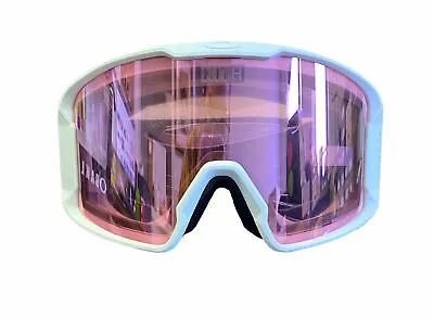 OAKLEY X KITH Unisex White/Pink Spectrum Line Miner Prizm Snow Goggles RARE NIB • $199.95