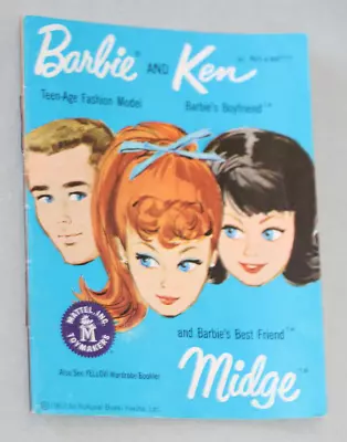 *vintage 1962 Barbie/ken/midge Fashion Booklet--japan--14 Pages-exc  3-27-1 • $1.99