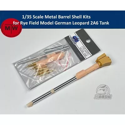 1/35 Scale German Leopard 2A6 Tank Metal Barrel Shell For Rye Field Model 5066 • $14