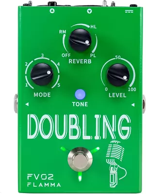 FV02 Vocal Processor Doubling Effects Pedal Duplicator Vocal Pedal Voice Duplica • $199.22