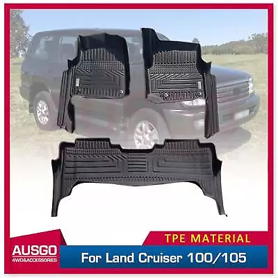 $239.99 • Buy AUSGO 5D TPE Floor Mats For Toyota LandCruiser 100 / 105 Series 1998-2007