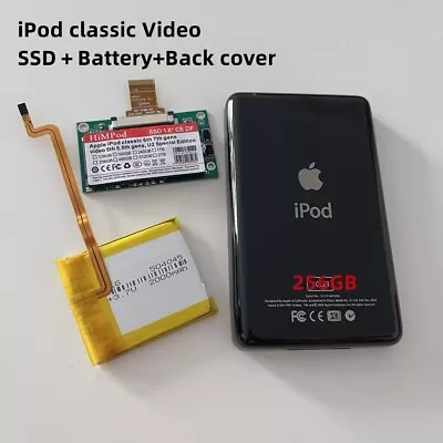 Black 256GB ZIF/CE For Ipod Classic Video Replace MK3008GAH MK8010GAH MK1634GAL • $99.99