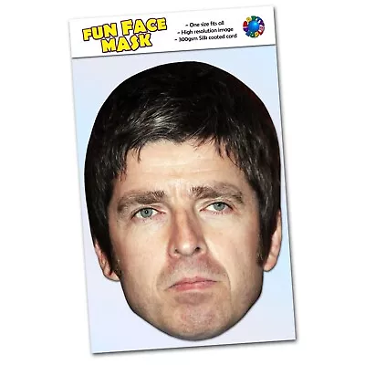 Noel Gallagher - Ready To Wear Celebrity Card Face Mask - Optional Standee • £3.99