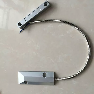 NC NO Zinc Alloy Garage Rolling Gate Door Magnetic Reed Switch Alarm Security • $15.99