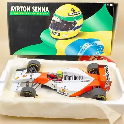 MINICHAMPS 1/18 McLaren Ford MP4/8 1993 A. Senna #8 Marlboro Mint 540931808 • $185