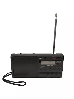 Sony ICF-M350L 3 Band Radio PLL Synthesised LW/MW/FM Black Colour Working • £9.99