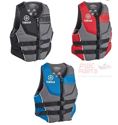 YAMAHA Neoprene USCG Approved Life Vest Jacket ALL SIZES BLACK RED BLUE 2020 • $141.35