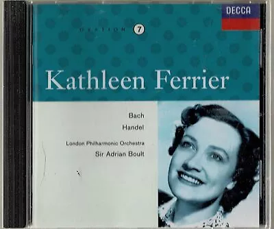 Decca Geman Kathleen Ferrier - Bach & Handel • £4.95