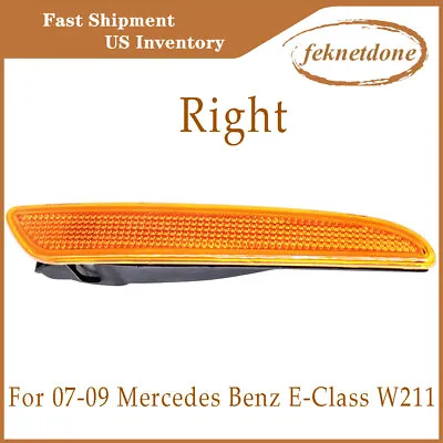 Right Front Side Marker Turn Signal Lamp For 07-09 Mercedes Benz E-Class W211 • $14.03