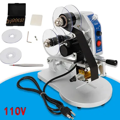 Hot Stamping Printer Ribbon Manual Hot Foil Date Code Themal Printing Machine • $53.20