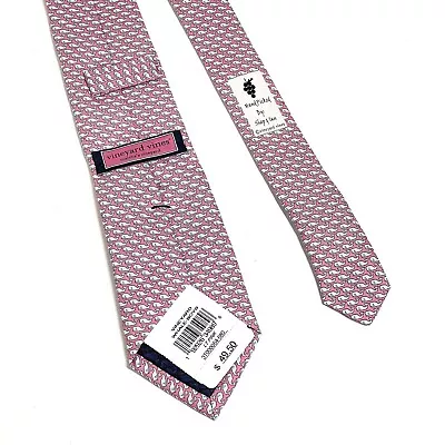 Vineyard Vines Tie Boys Pink Blue Whales Necktie Logo Martha’s Vineyard NWT • $32.99