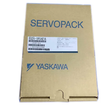 One Yaskawa SGDV-5R5AE1A Servo Driver SGDV5R5AE1A New In Box Expedited Shipping • $719