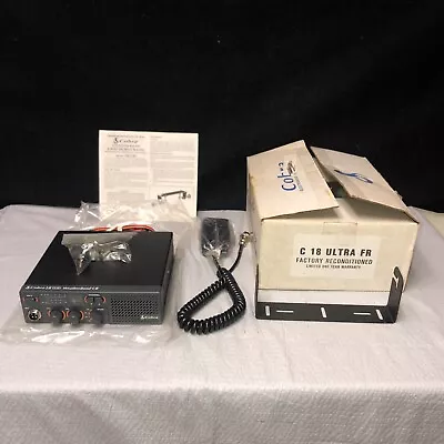 COBRA 18 ULTRA WEATHERBAND CB Radio Factory Reconditioned Open Box • $40