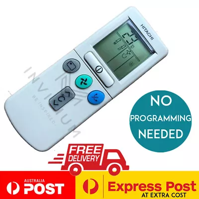 $14.95 • Buy NEW Hitachi Air Conditioner Replacement Remote Control RAR-2P2, RAR-3U1, RAR-3U3