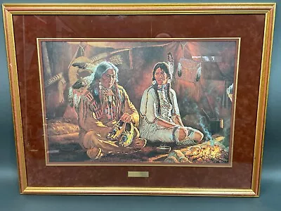 Rare Vintage Michael Gentry  The Gift   Artist Proof  Framed 36  X 28  Signed • $698